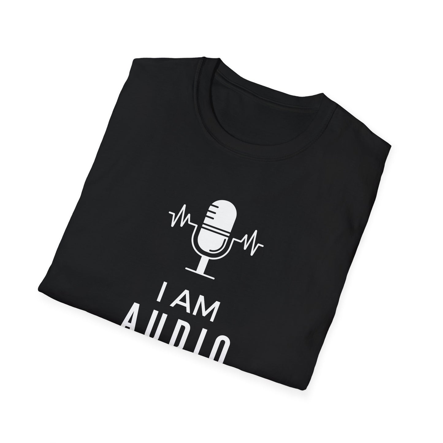 I Am Audio T-Shirt – Funny Tech Crew Shirt for Sound Engineers