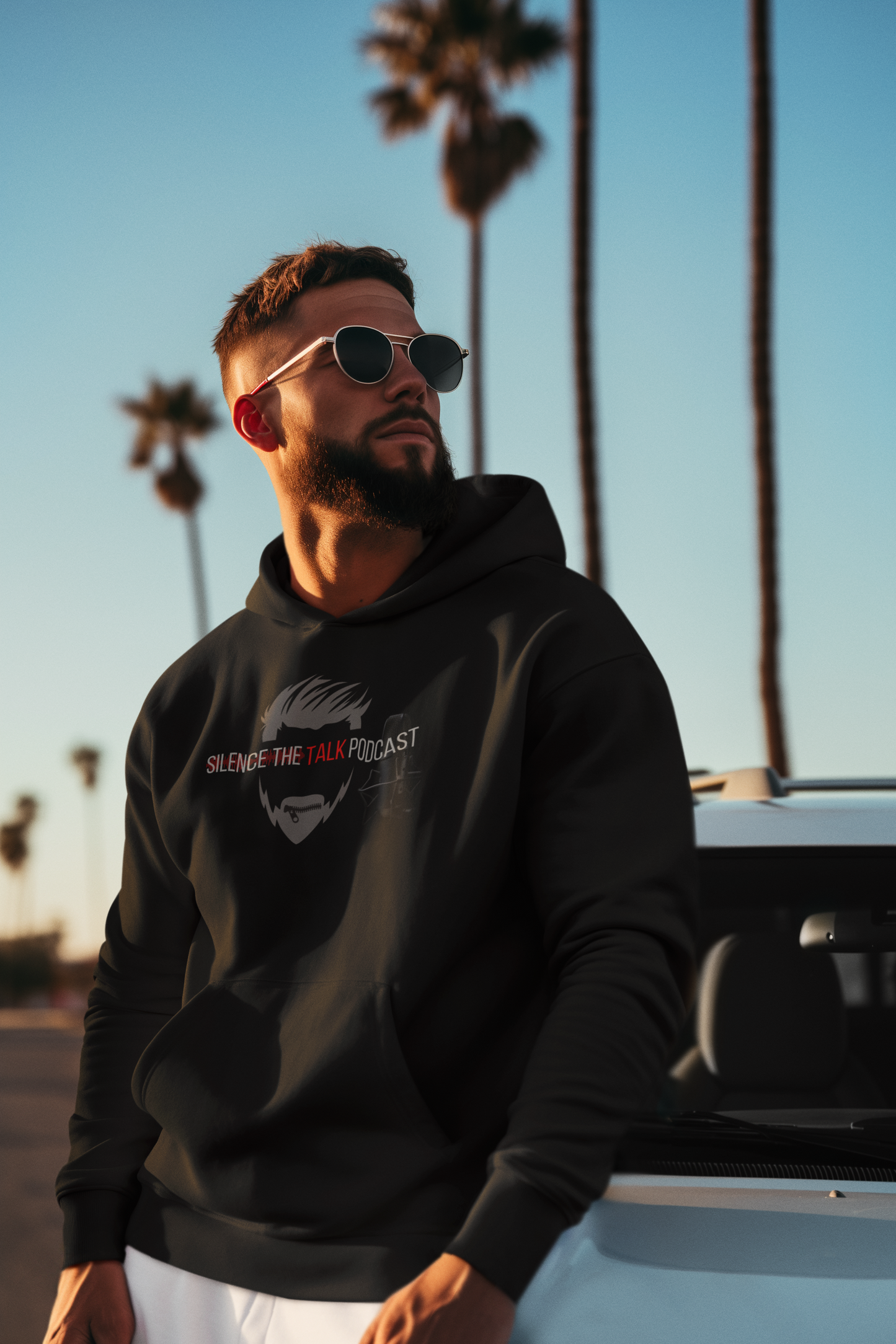 Silence The Talk Premium Hoodie
