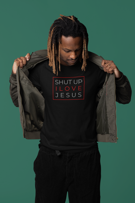 Shut Up I Love Jesus Silence The Talk T-Shirt