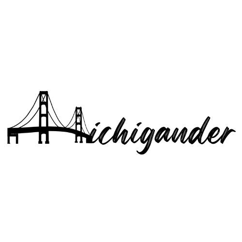 Michigander With Mackinaw Bridge