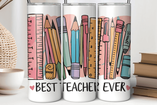 Best Teacher Ever 20 oz Tumbler