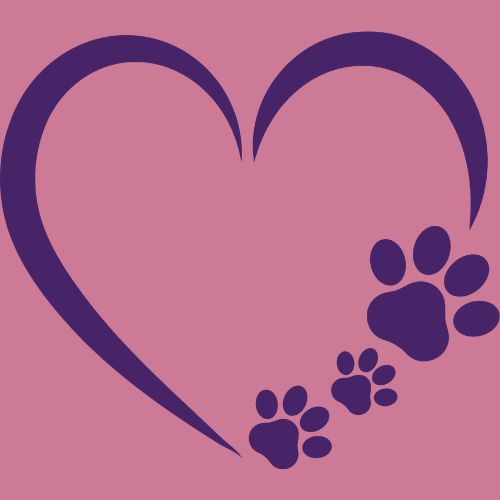 Heart with Paw Prints