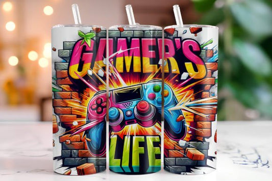 Gamer's Life 20oz Tumbler