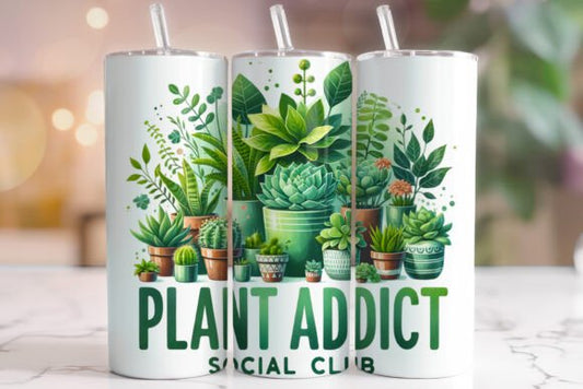 Plant Addict Social Club Tumbler