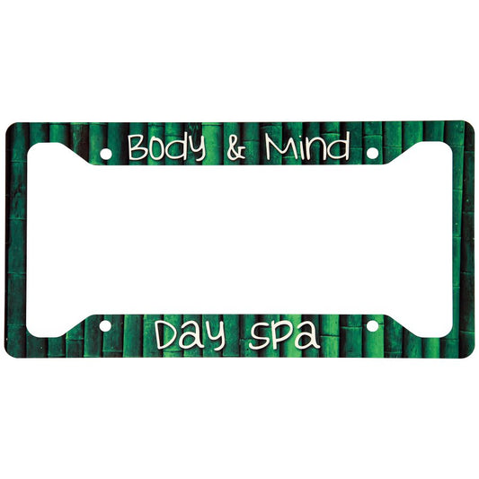 Personalized Aluminum License Plate Frame