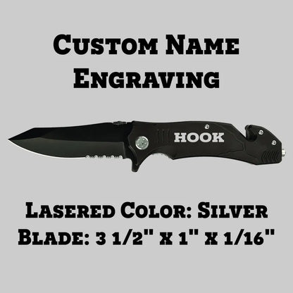 Personalized Bison River Rescue Knife