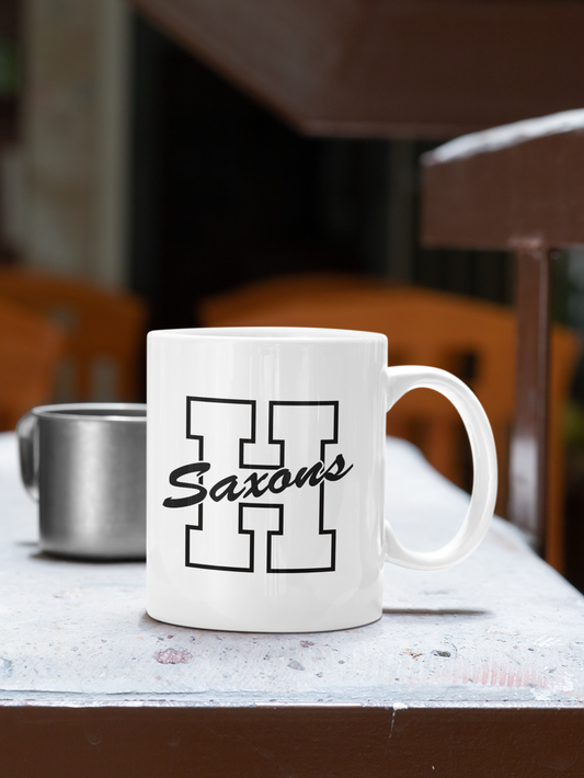 Hastings Saxons Coffee Mug 11oz B/W