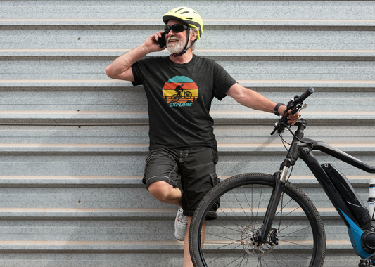 EXPLORE Cycling-Themed T-Shirt